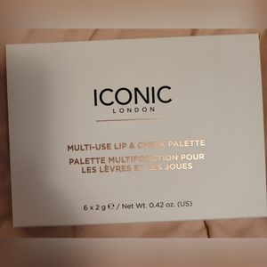 NIB Iconic London Multi Use Lip and Cheek Palette